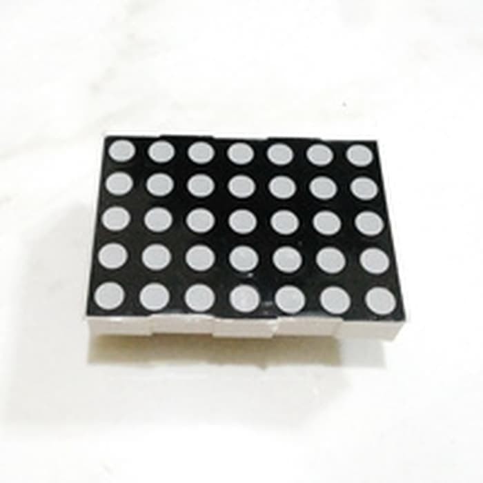 5Pcs Dot Matrix 5x7 LED 2inch 5mm Display Text 5*7 2 inch 5 mm 2&quot; Matri