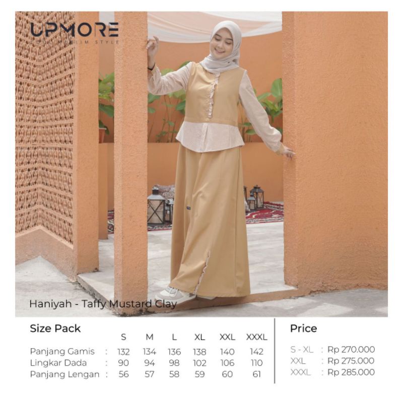 GAMIS UPMORE HANIYAH TAFFY MUSTARD CLAY