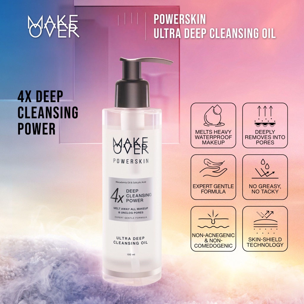 MAKE OVER Powerskin Ultra Deep Cleansing Oil 190mL