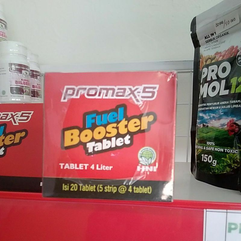PROMAX 5 FUEL BOOSTER TABLET HNI - PENGHEMAT BAHAN BAKAR MOTOR