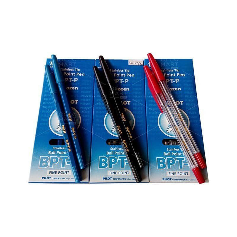 

pulpen pilot BPTP/ pilot tinta hitam/ pulpen tinta biru/ pulpen tinta merah/ pelpen pilot murah
