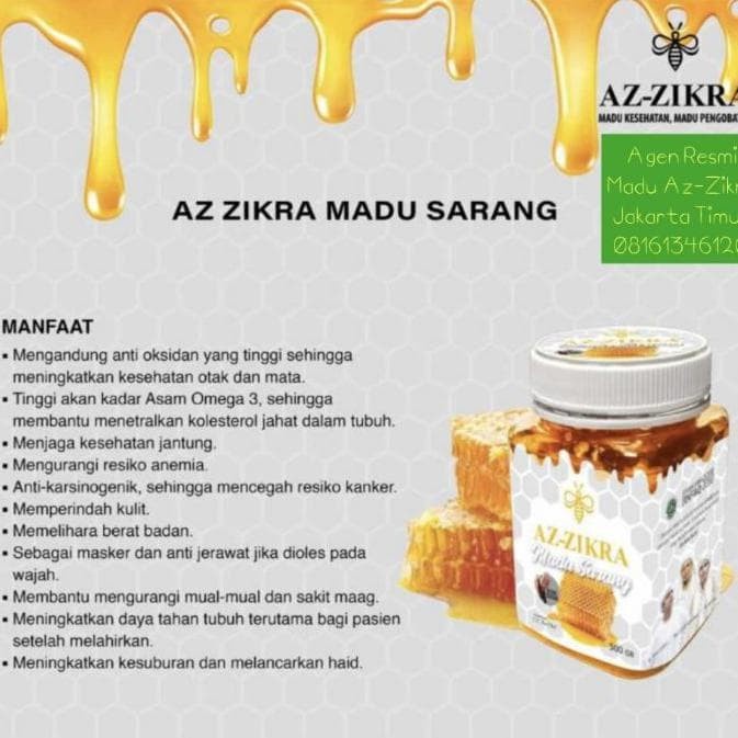 

AZZIKRA MADU SARANG 500GR
