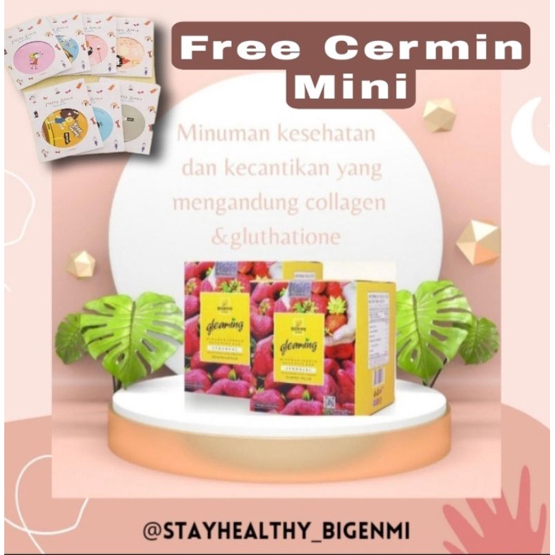 TERLARIS Gleaming Bigenmi/ Minuman Collagen/ Minuman Kesehatan dan pencerah tubuh