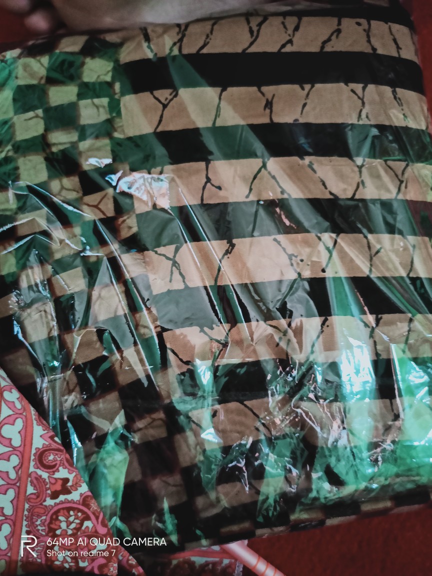 Gamis Batik Kombinasi Baju Muslimah Wanita All Size Bahan Katun Murah Promo