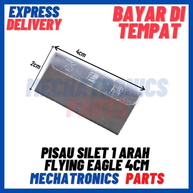 [DEV-9295] PISAU SILET 1 ARAH FLYING EAGLE 4CM