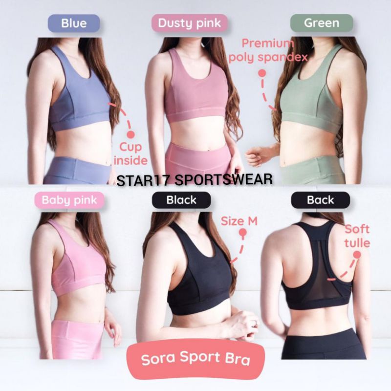 STAR17 SPORT - SORA SPORTBRA IMPORT - BRA SENAM - BRA YOGA - BRA ZUMBA - BRA AEROBIC - BAJU SENAM