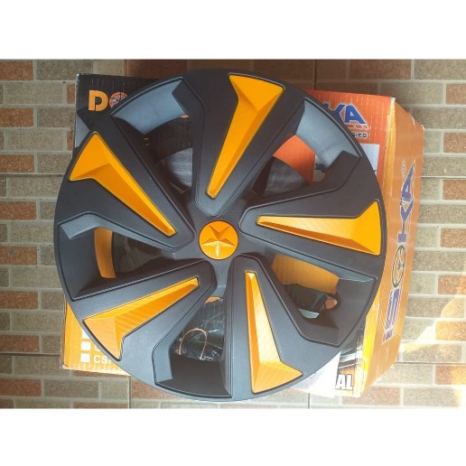 caver variasi dop velg mobil ring 13 in oren hitam 1611