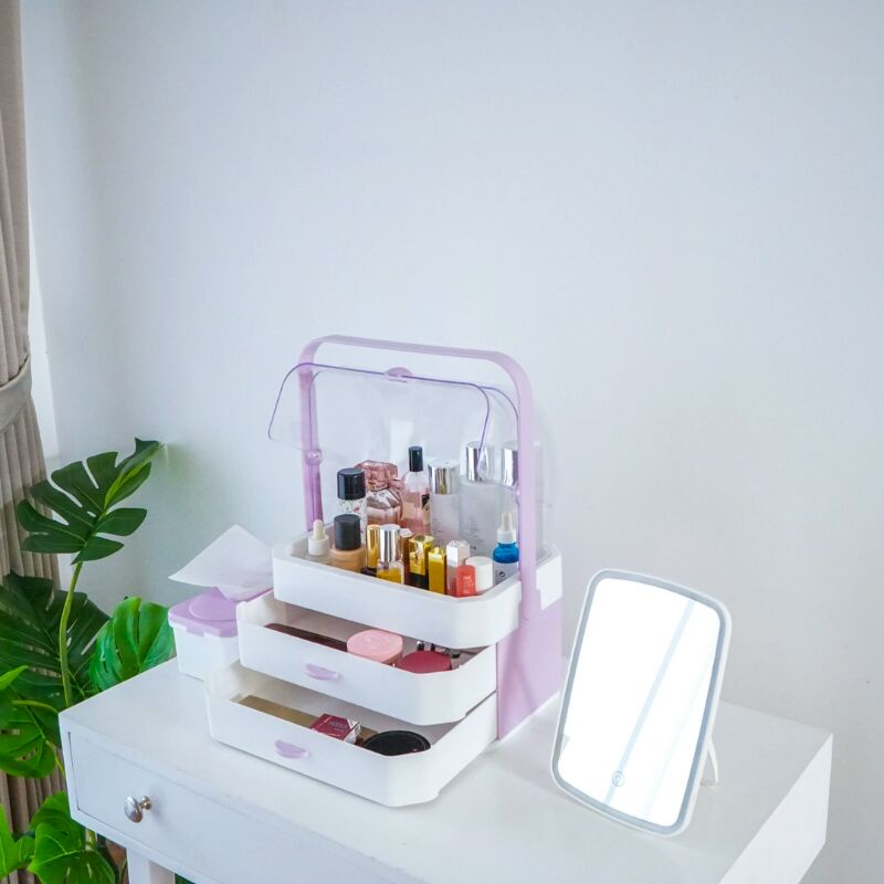 Rak Kosmetik Dusdusan Technoplast Cosmetic Storage Set
