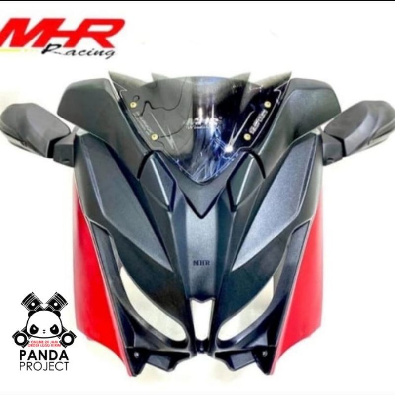 Winshield Tameng Topeng Kedok Model XMAX Eropa Alien Nmax-155 Old 2015 - 2019 MHR Best Quality