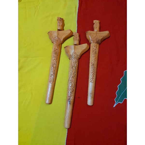 warangka keris patrem antik ukir | hulu keris | gagang keris | handle keris | deder keris