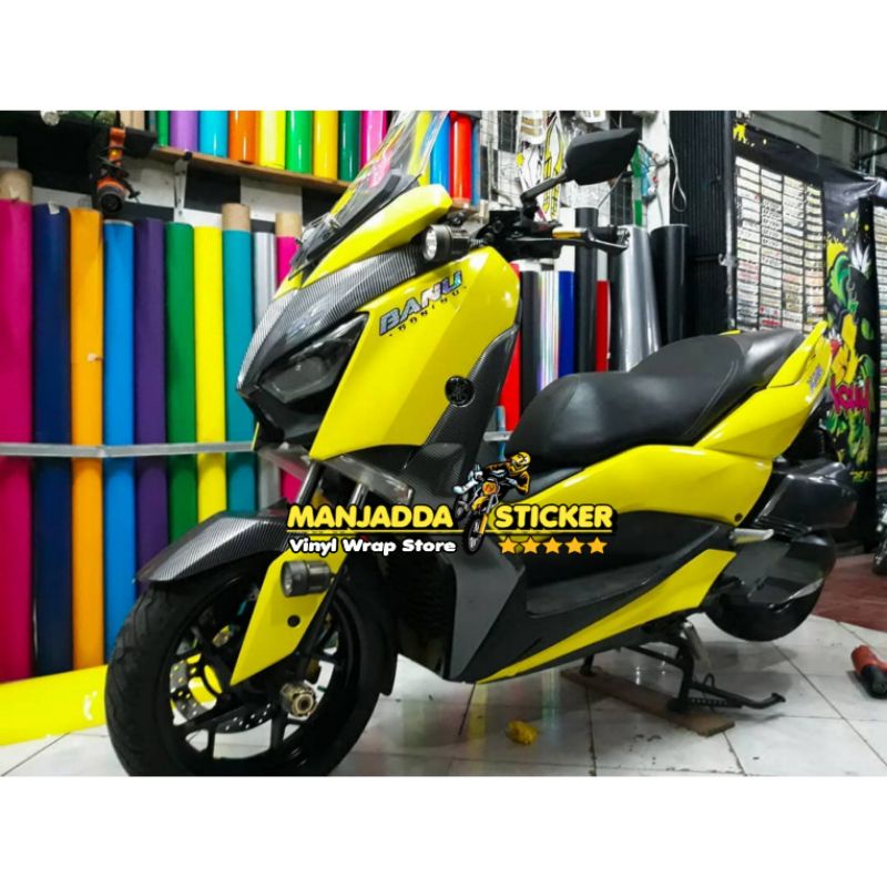 Stiker Skotlet Motor Stiker Motor Warna Kuning