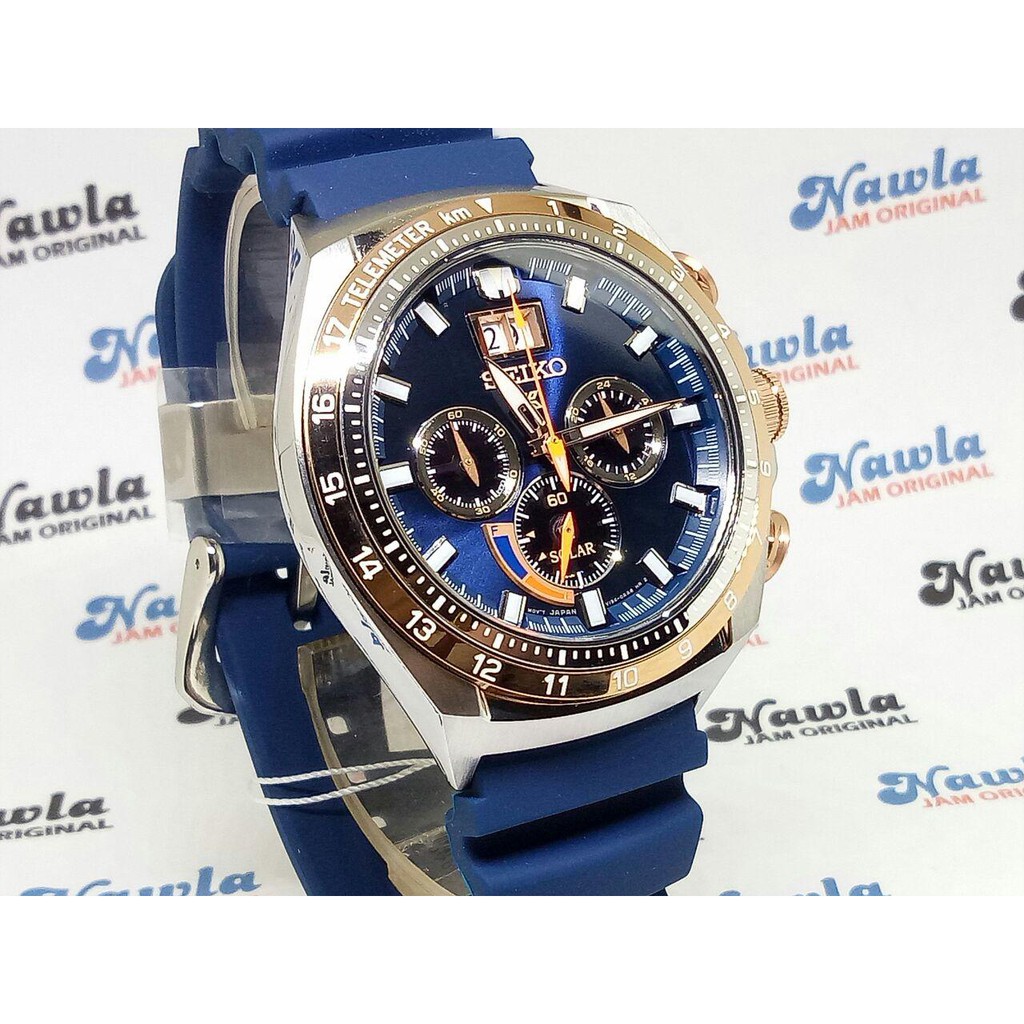 Seiko Prospex SSC666P1 Solar Sapphire Blue - Jam Tangan Pria SSC666