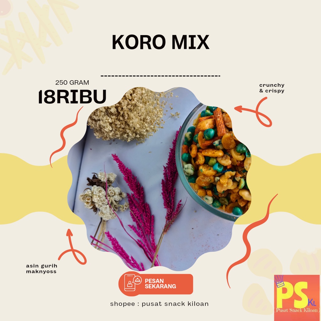 

KORO MIX atau KACANG KORO CAMPURAN