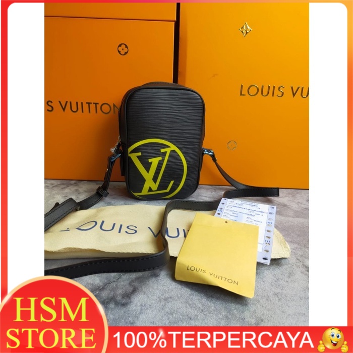 TAS SELEMPANG PRIA LV BRANDED MIRROR ORIGINAL TSP-091