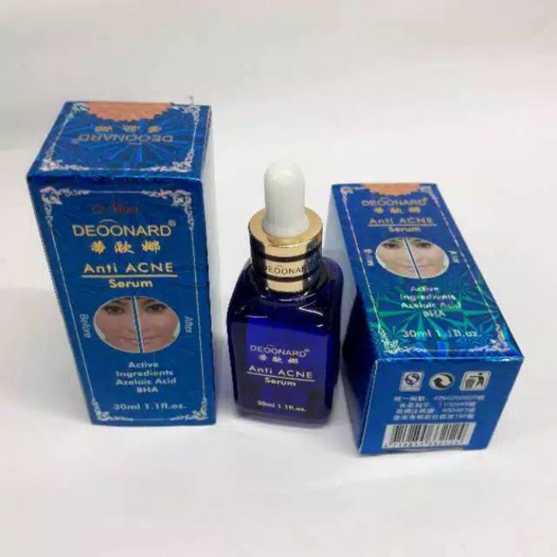 SERUM DEOONARD BIRU ANTI ACNE 30ml SERUM WAJAH // SERUM DEOONARD ANTI ACNE