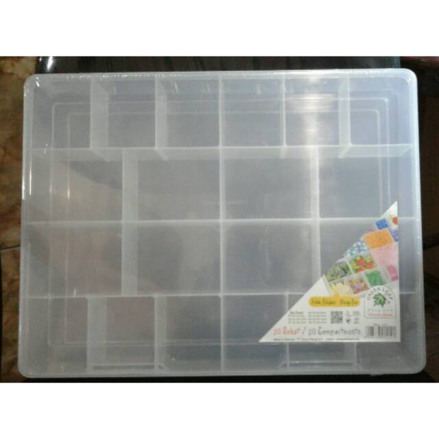 TOOL BOX PLASTIK KOTAK SPAREPART 20 SEKAT