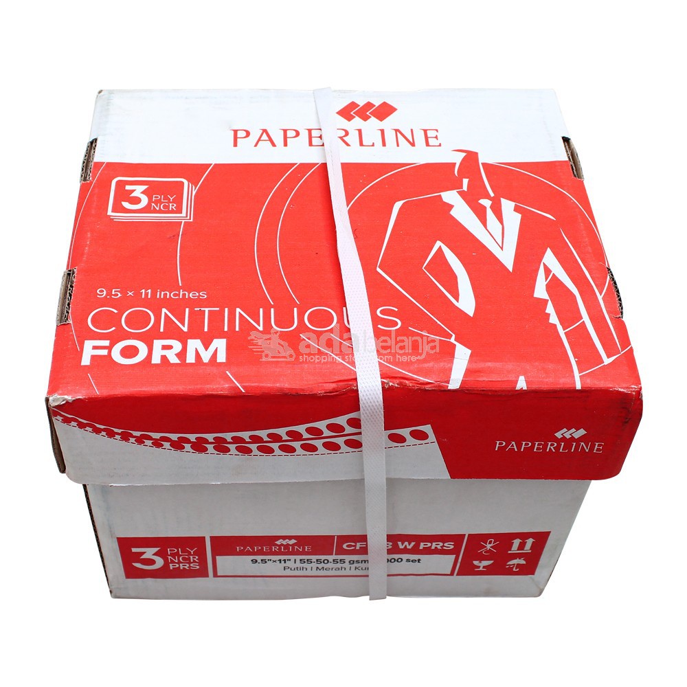

TBMO CONTINUOUS FORM 3 PLY 9,5` X 11` PRS PAPERLINE WARNA / BAGI 2