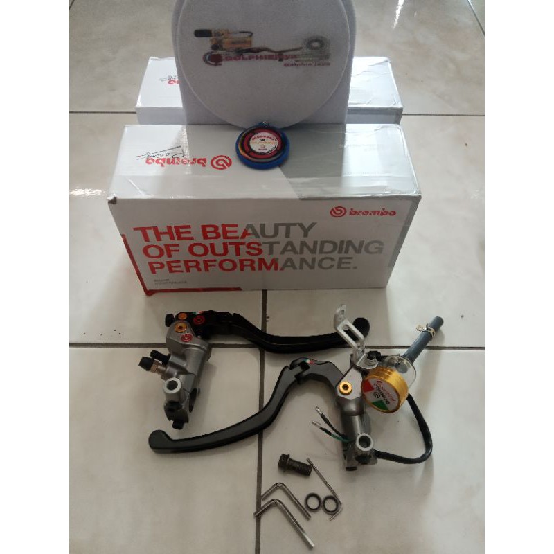 Master rem brembo izumi master rem bizumi set handle kiri kanan assy semua motor Universal Master Re