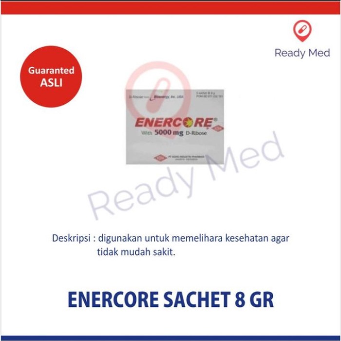 Kesehatan - Enercore 5000 Mg D- Ribose Suplemen Kesehatan Tubuh