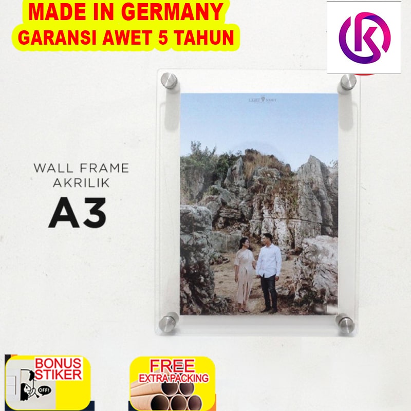 

Grosir Wall Acrylic Frame A3 / Frame Akrilik Dinding / Poster / Frame Foto