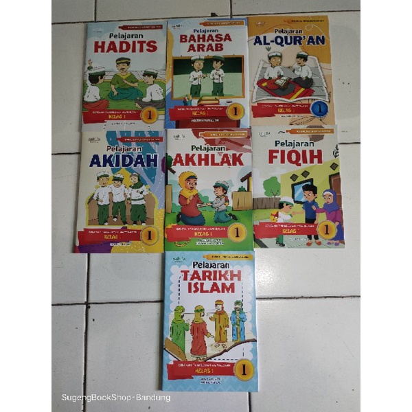 BUKU MDTA SATU PAKET 7 MAPEL UNTUK KELAS 1 KURIKULUM 2020 PENERBIT SAHIFA