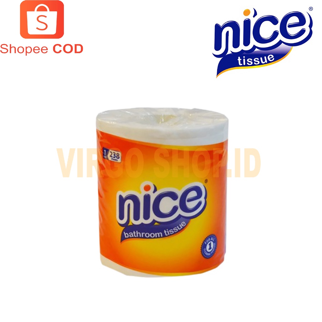 Tissue Nice Bathroom / Tisu Toilet 2ply 238sheets / Tisu Nice / Tisu Toilet / Tisu / Tissue Toilet / Toilet / Tissu Nice