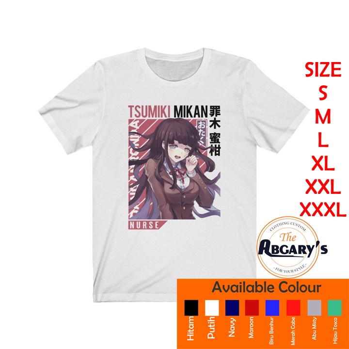 KAOS TSUMIKI MIKAN DANGANRONPA V3 SHIRT MONOKUMA NURSE YAMI KAWAII GAMER FAIRY KEI