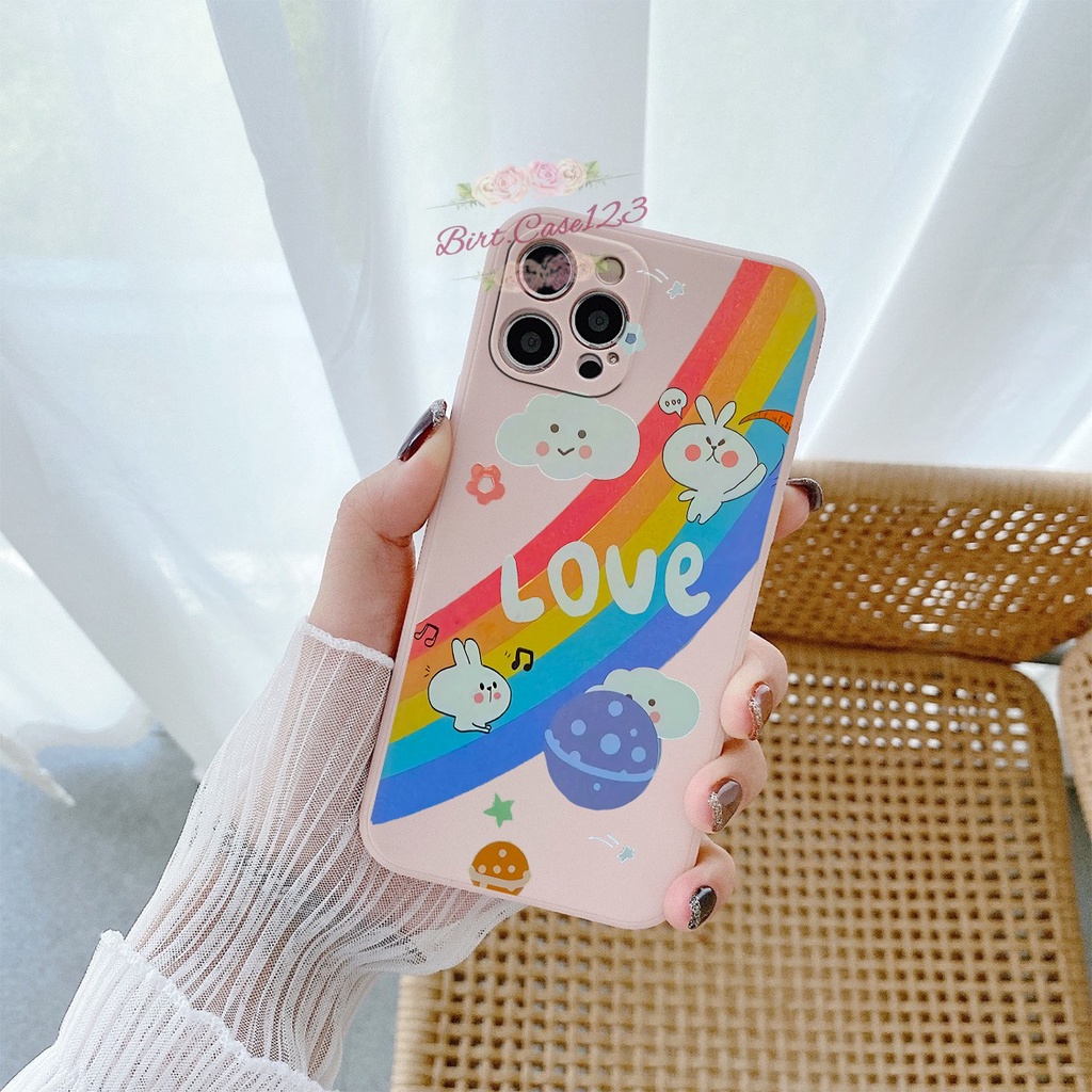CASE CASING SOFTCASE SILIKON MACARON PELINDUNG KAMERA LOVE BEAR OPPO VIVO SAMSUNG XIAOMI REALME IPHONE ALL TYPE BC6151