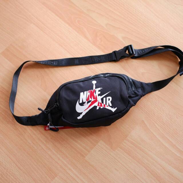 Tas Nike Jordan Jumpman Waist Bag Black ORIGINAL