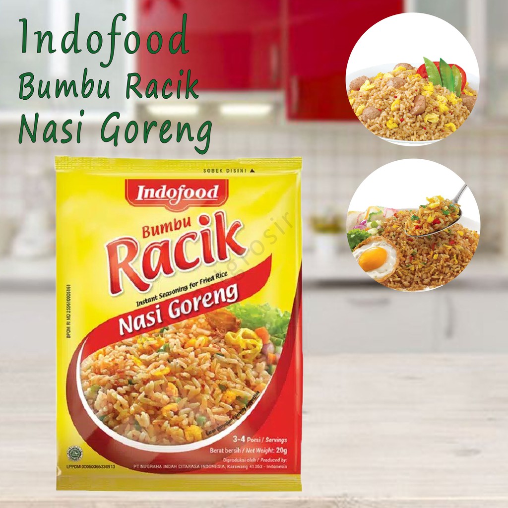 Indofood Bumbu Racik Nasi Goreng 20g Shopee Indonesia