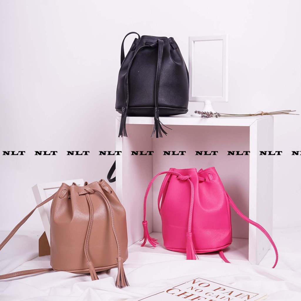 NunuLisaTan - Sling Bag Fashion Wanita Tas Mini Model Serut