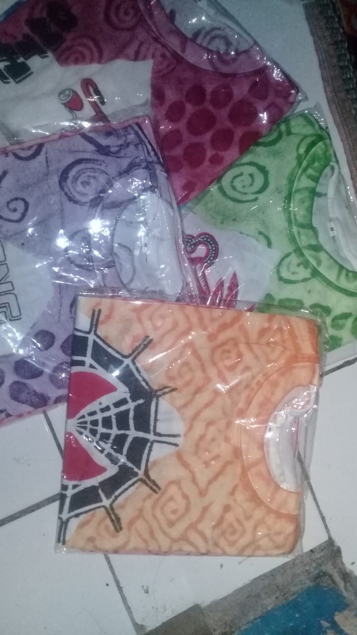 Set Kaos Anak / Setelan Kaos Batik Anak / Kaos Anak Cewek-cowok / Kaos Spiderman 1-8th