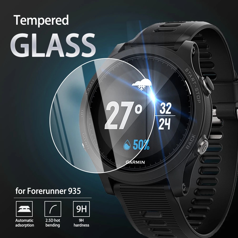 Tempered Glass Pelindung Layar Smartwatch Garmin Forerunner 255 Anti Gores