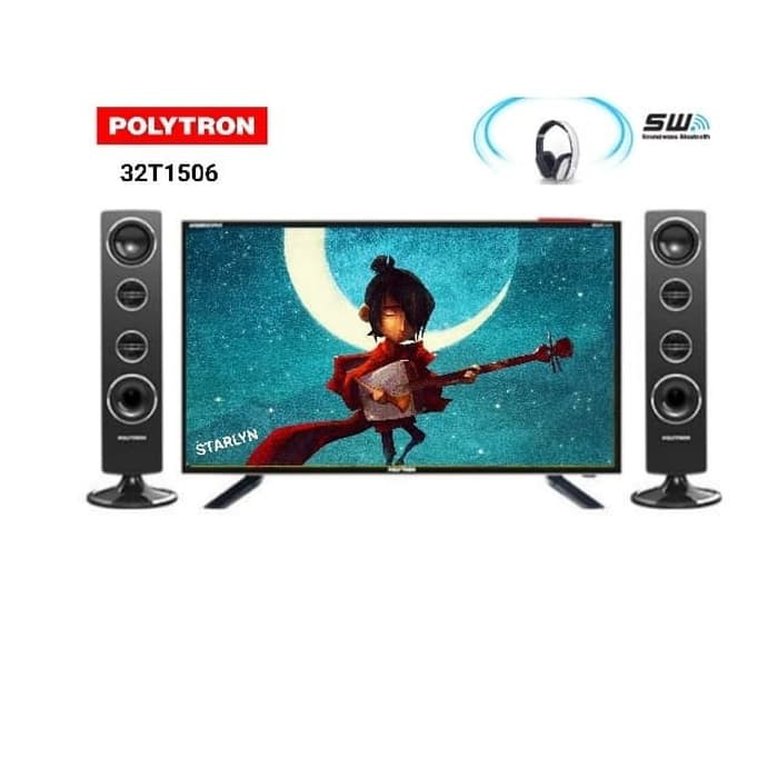Spesial Product POLYTRON Cinemax PLD 32T1506 LED TV - Speaker + Bluetooth Garansi 5thn Terjamin