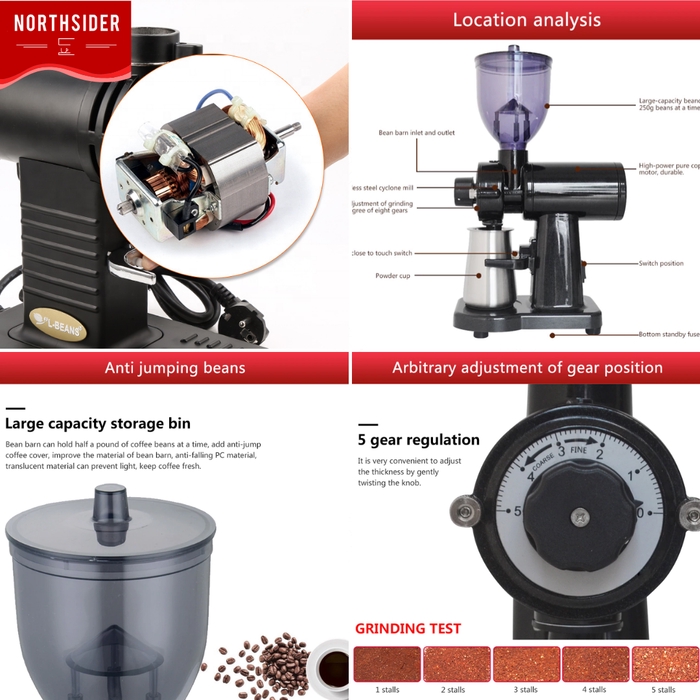 COFFEE GRINDER KOPI ELEKTRIK AUTOMATIC -PENGGILING KOPI LD-500A