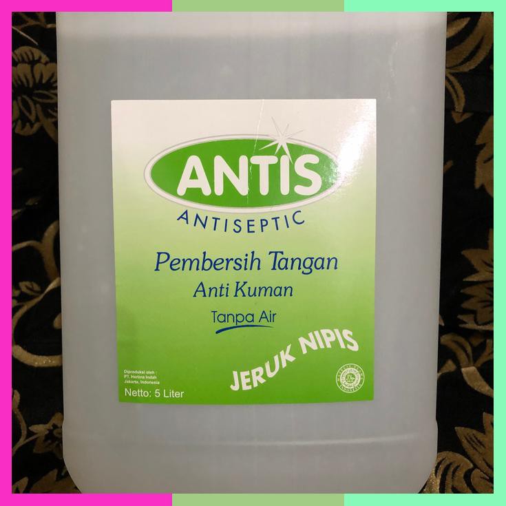 Antis Hand Sanitizer Gel 5 Liter