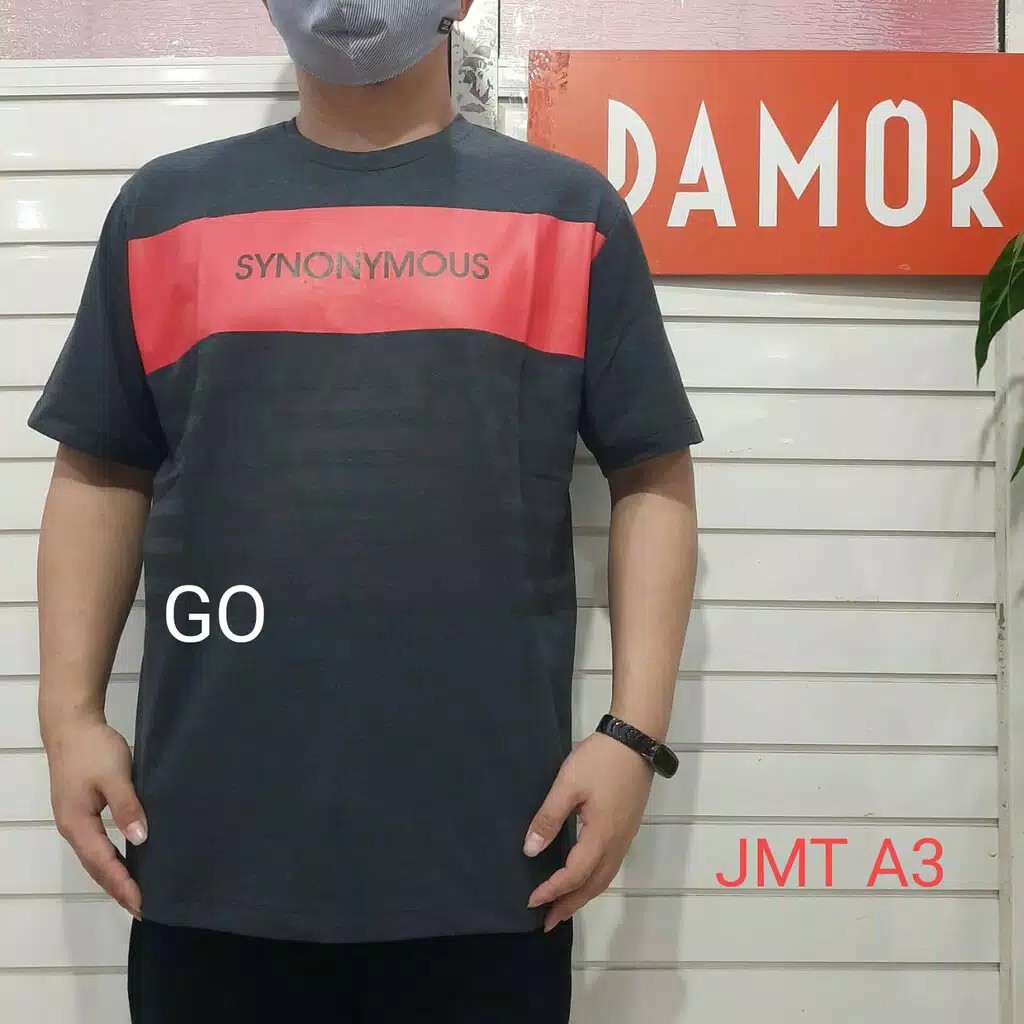 gos B1 DAMOR (CRESSIDA) 3XL Jumbo Extra Size Big Size Misty Kaos Oblong Baju Distro Kaos Dakwah Pria