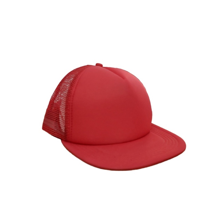 Topi Hiphop Jaring Polos / Snapback Hat Jaring Trucker Hat Laki Perempuan Remaja Dewasa