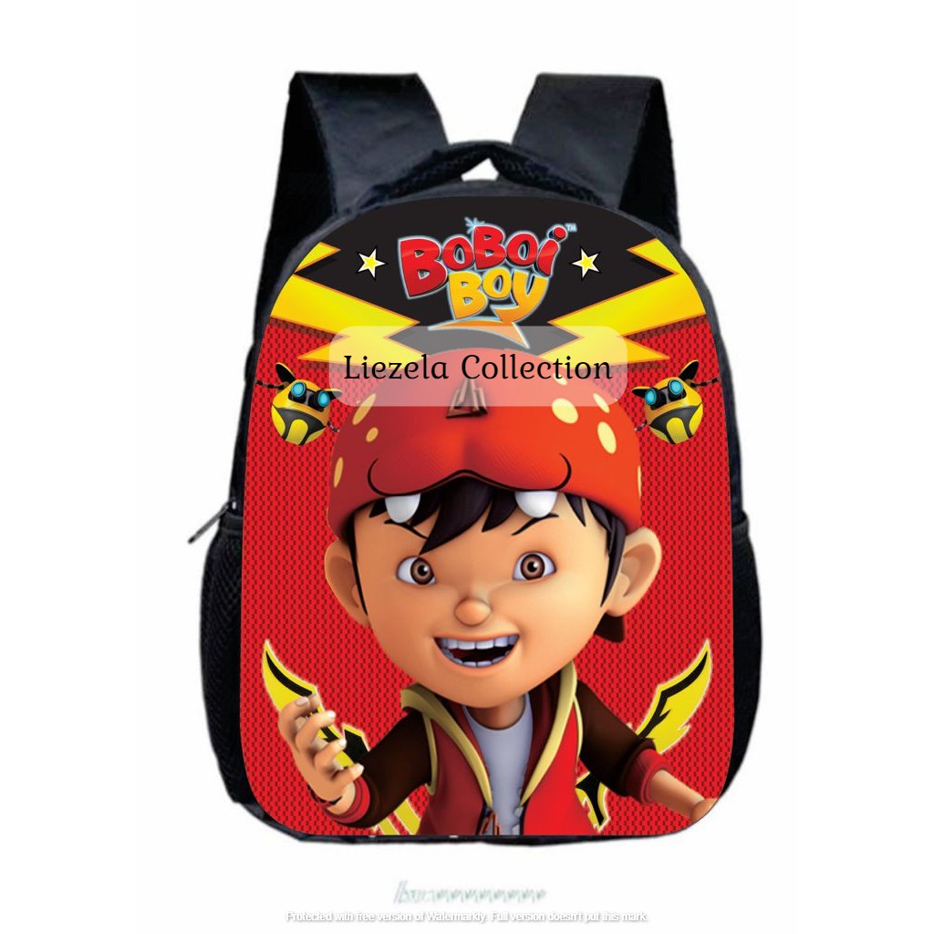 Liezela Collection  Tas Ransel Sekolah Anak Pria Terbaru 2022 Tas Ransel Anak Tas Backpack Sekolah Anak Laki-Laki PAUD TK SD 1 2 3 4 Termurah Tas Gendong Laki- Laki Motif Carakter Boboboy Terbaru Tas Ransel Backpack Korea Style