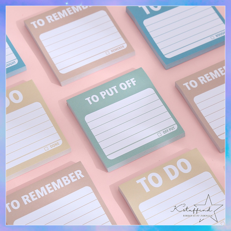 

[kstuffind] 60 lembar sticky note / sticker post it kertas catatan persegi
