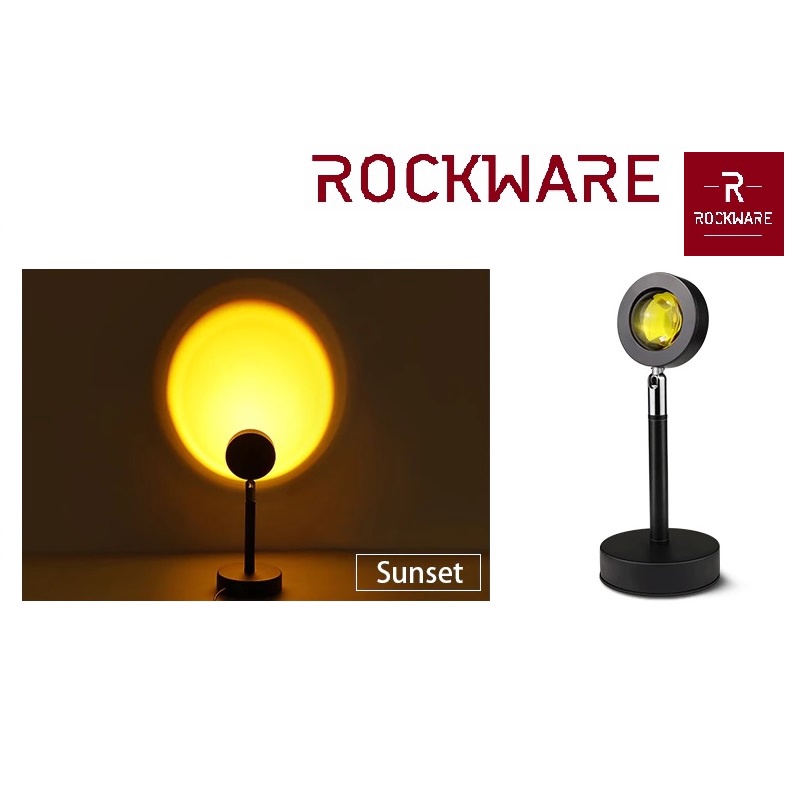ROCKWARE G9 Sunset - LED Atmosphere Light - Lampu Proyeksi Suasana