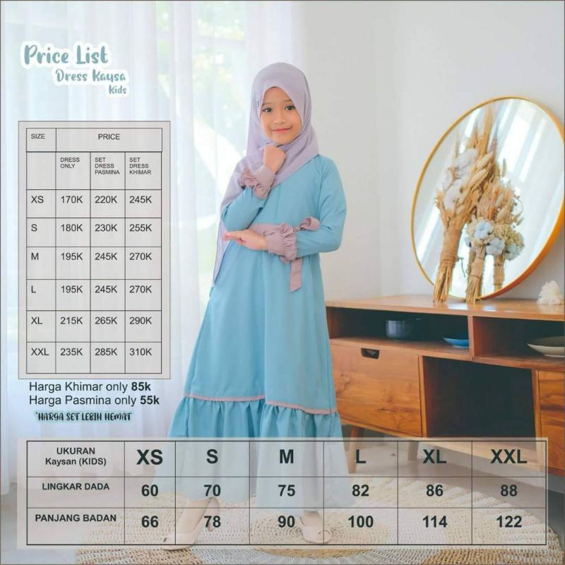 Rp Dress kaysa kids sheina