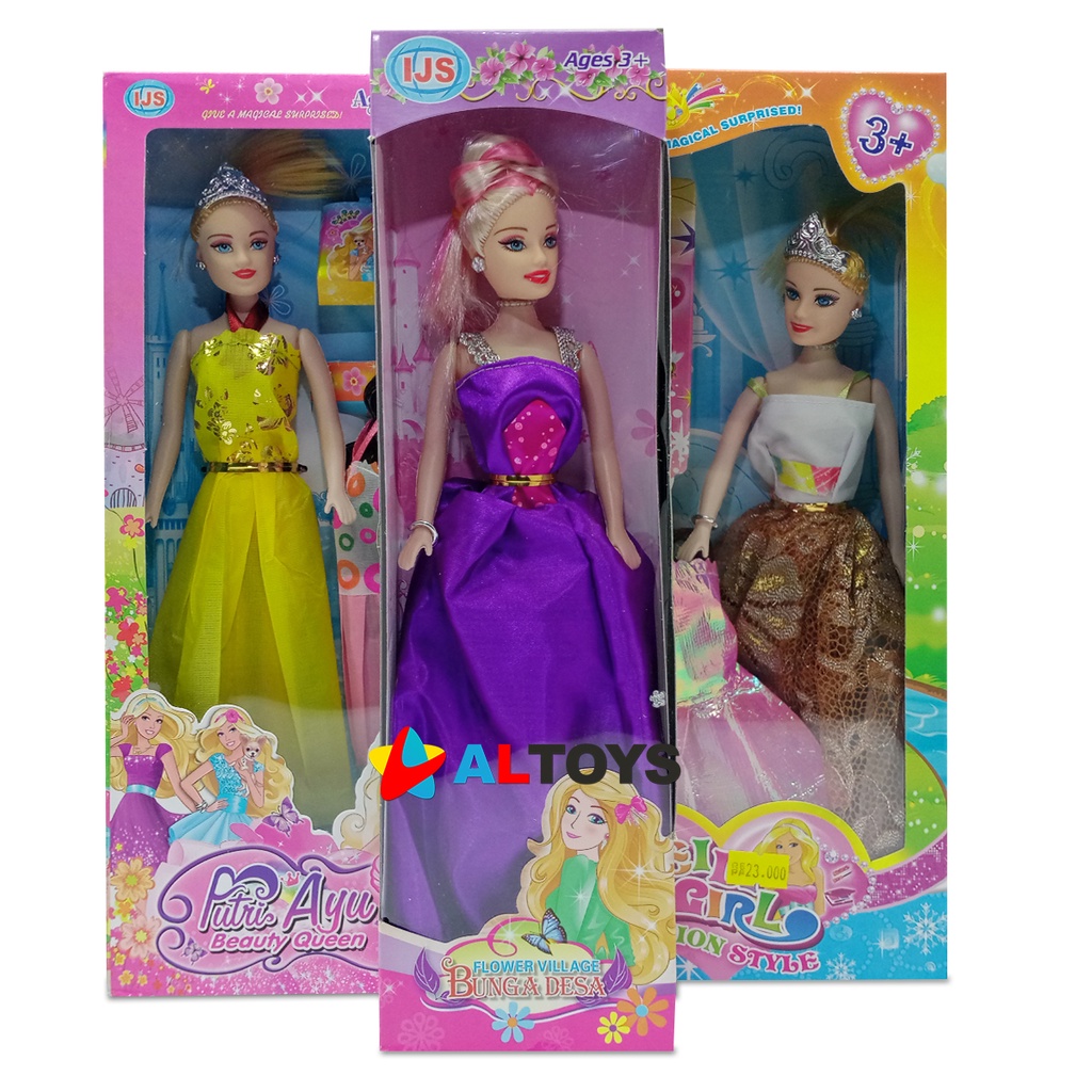 MAINAN BONEKA PUTRI AYU AKSESORIS BAJU DAN SEPATU HARGA TERMURAH  B715