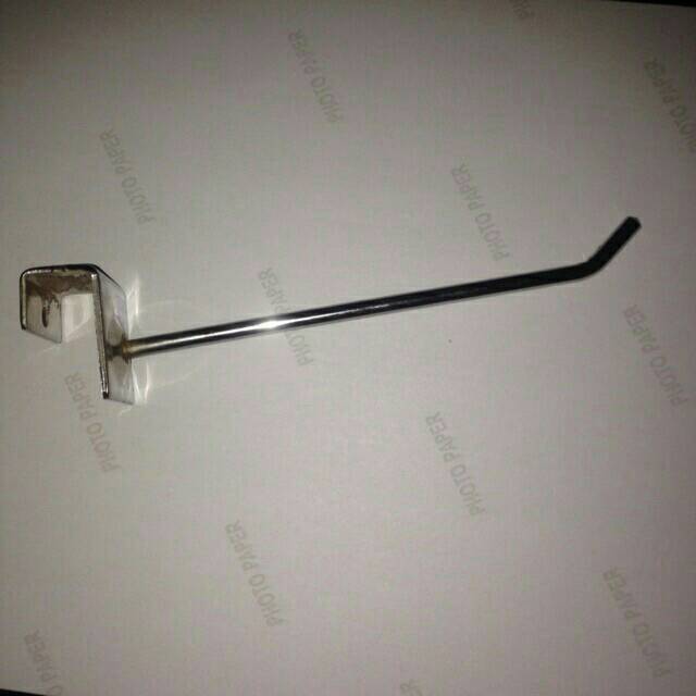 Singel Hook Pipa kotak 15 Cm Bahan Stainless Crom