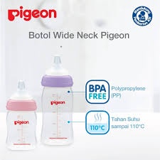Pigeon Botol Susu Sof Touch Peristaltic Plus Dot Wide Neck 160ml dan 240ml