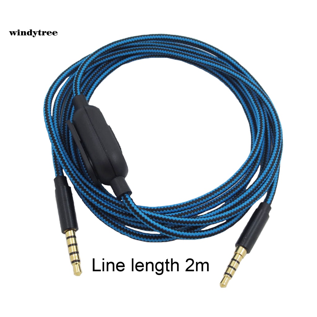 (W &amp; T) Kabel Audio AUX 3.5mm Male Ke Male Bahan TPU Tahan Lama