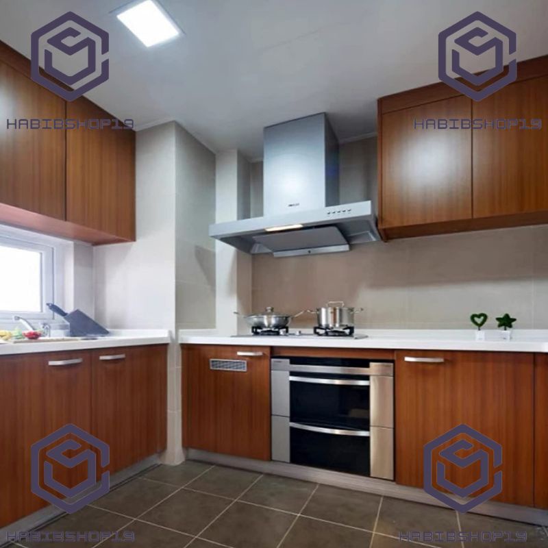 Wallpaper Dinding Motif Kayu Jati NEW 9sd10m x 45cm