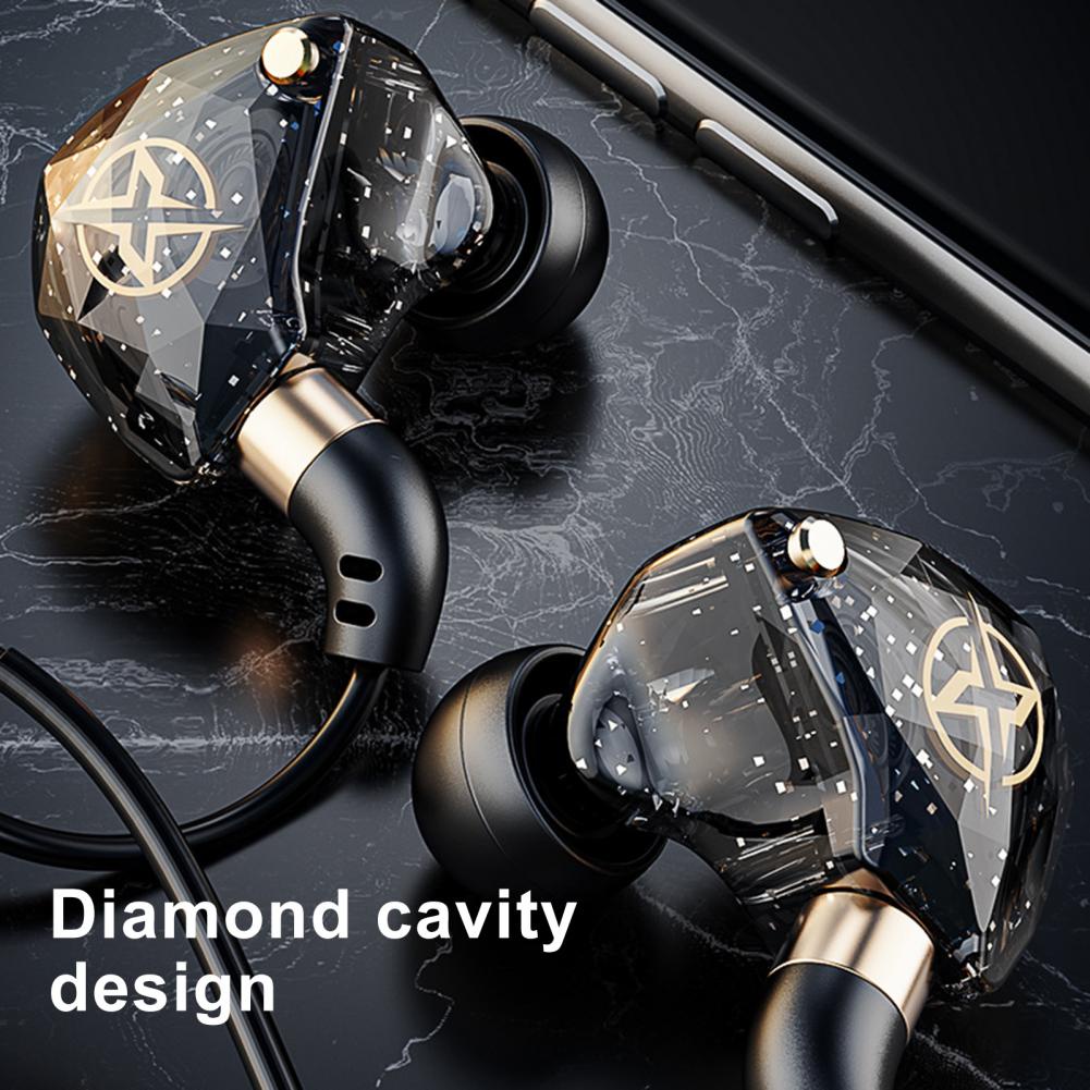 Baru X6 Deep Bass Headset Earphone Musik Gaming Headphone Monitor Kabel 3.5mm Bungkus In-Ear Subwoofer Bass Berat