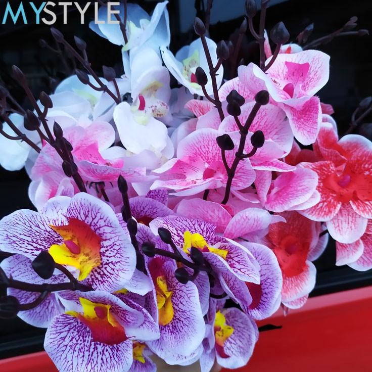 [KODE BARANG 596] MYSTYLE ANGGREK 20 ORCHID TANAMAN HIAS BUNGA PLASTIK BESAR BUNGA ARTIFISIAL MURAH
