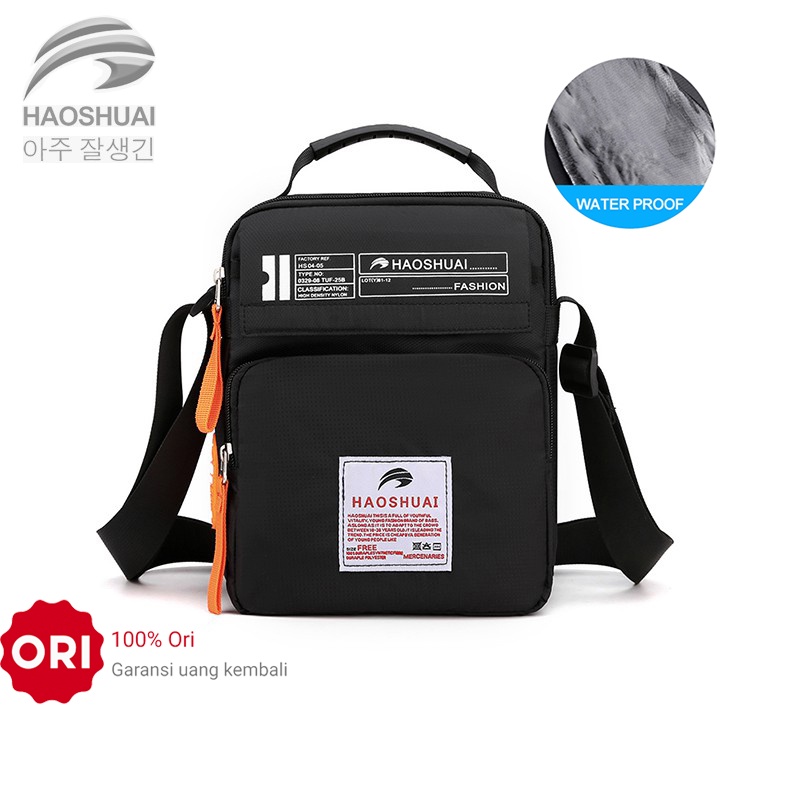 HAOSHUAI 208 Tas Selempang Pria Waistbag Pria Waterproof WATCHKITE WKOS